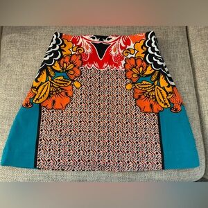 Express Multicolor Patterned Skirt